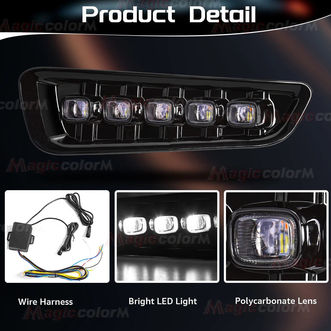 For Ford Raptor F150 2017 2018 2019 2020 Led DRL Daytime Running Lights Fog Lamps Dynamic Turn Signal Daylights Car Accessories