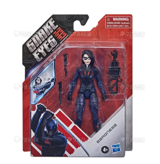 Original Hasbro G.I. Joe Snake Eyes: G.I. Joe Origins Baroness Anime Figures Toys Models Collection