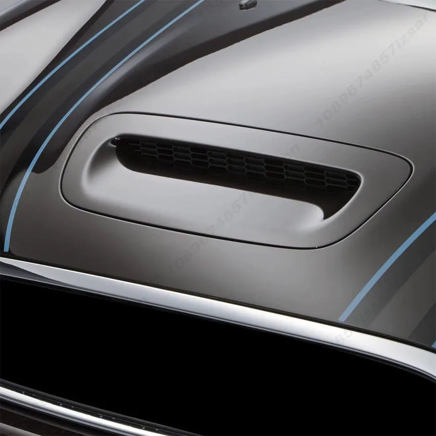 For BMW Mini Cooper R55 R56 R57 R58 2007 2008 2009 2010 2011 2012 2013 Car Front Air Hood Bonnet Scoop Vent Trim Gloss Black