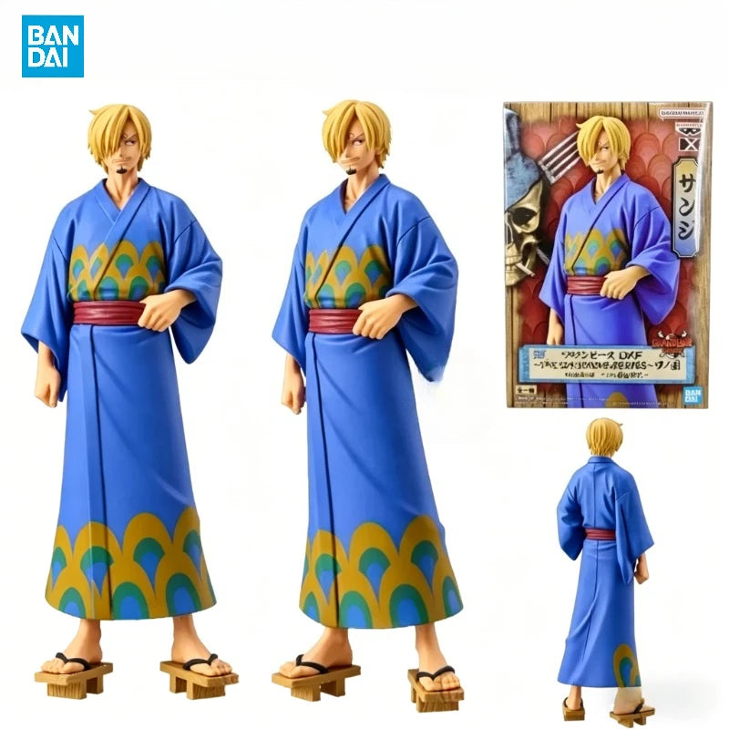【IN STOCK】Original Banpresto DXF The Grandline Series One Piece Sanji Wano Country Yukata Ver. Action Figure Collectible Model