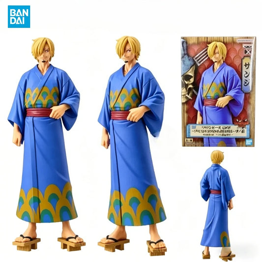 【IN STOCK】Original Banpresto DXF The Grandline Series One Piece Sanji Wano Country Yukata Ver. Action Figure Collectible Model