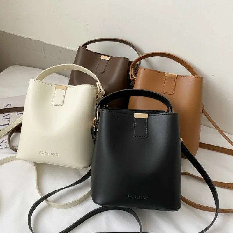 Women PU Leather Handbag Casual Tote Bag Lady Messenger Shoulder Bag Brand Design Female Totes Black Crossbody Bags for Women
