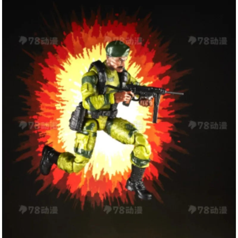 Original Hasbro G.I. Joe Classified Series Retro Collection Lonzo “Stalker” Wilkinson Anime Figures Toys Models Collection