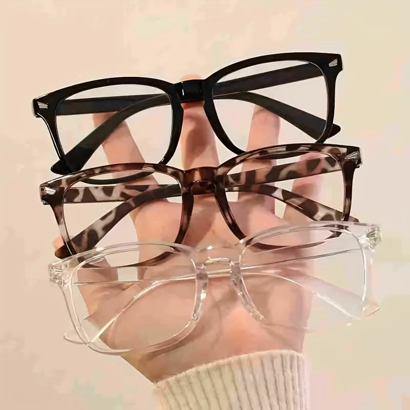 3 Pack Korean Women's&men's Anti-radiation/anti-blue Light Glasses Computer Glasses