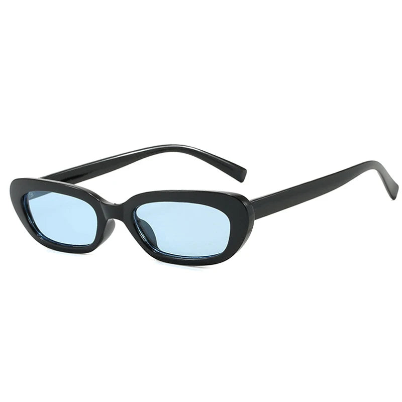 JNPCXI New Retro Small Rectangle Candy Color Sunglasses Women Fashion Trending Rivets Men Leopard Sun Glasses Shades UV400