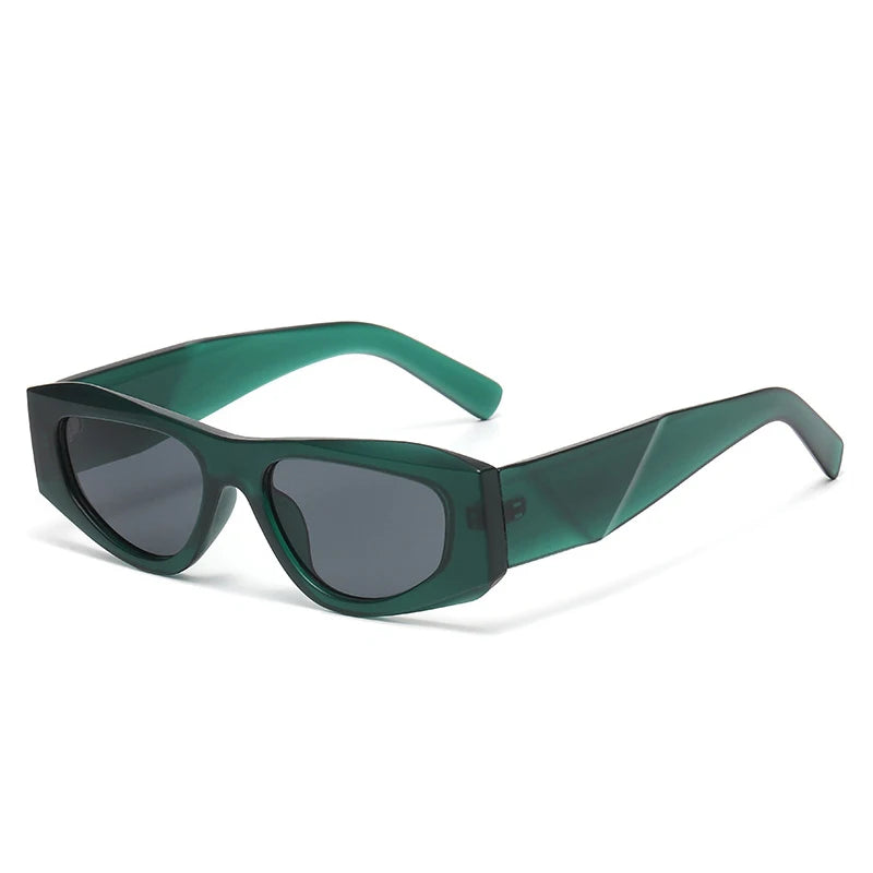 JNPCXI New Irregular Square Women Sunglasses Leopard Gradient Shades UV400 Men Brand Designer Trending Punk Sun Glasses