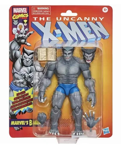 Original Hasbro Marvel THE UNCANNY X-Men Beast Anime Figure Toy Collection Model