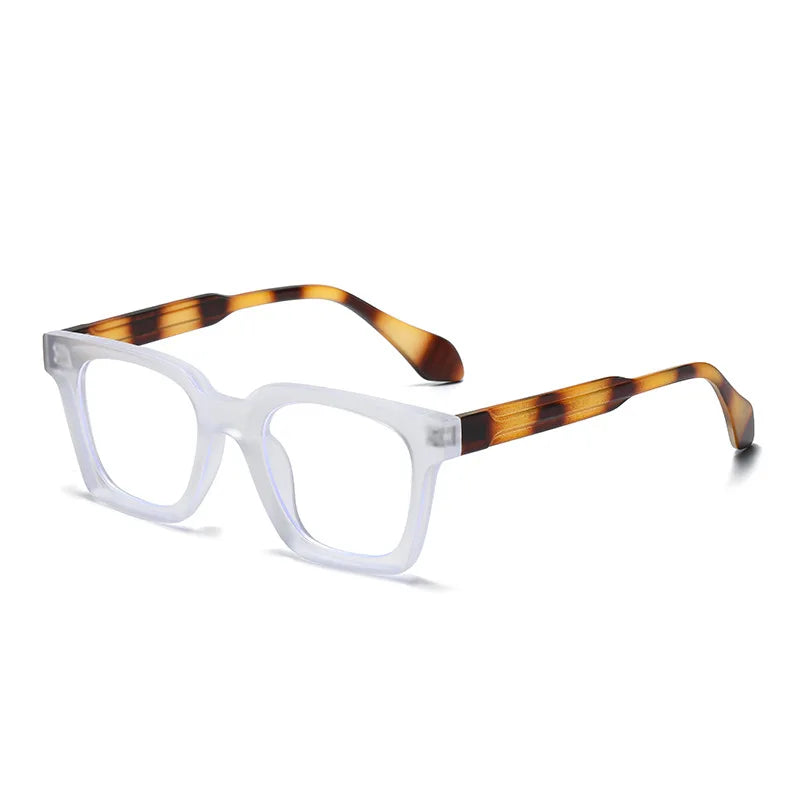 JNPCXI New Square Double Color Sunglasses Women Fashion Shades UV400 Men Trending Sun Glasses