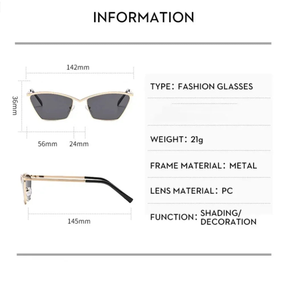 JNPCXI Fashion Cat Eye Women Sunglasses Men Vintage Luxury Brand Design Trending Shades UV400 Sun Glasses