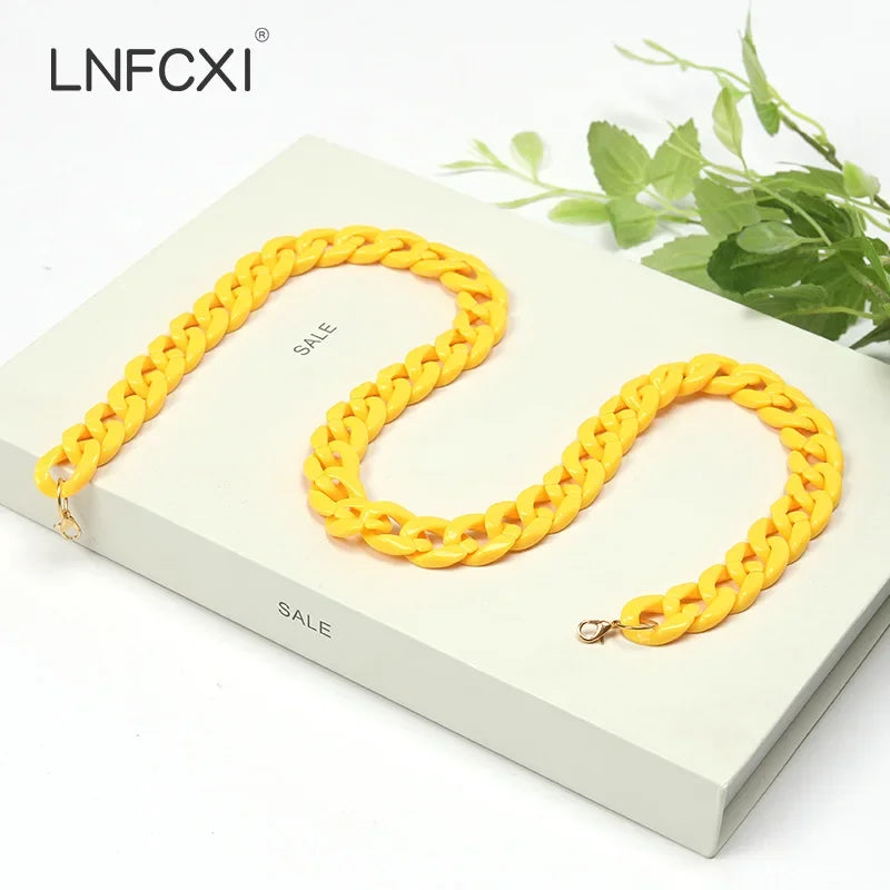 New Fashion Men Women Neck Chain for Mask Glasses Acrylic Sunglasses Chains Lanyard Reading Eyeglasses Cord Neck Strap Rope