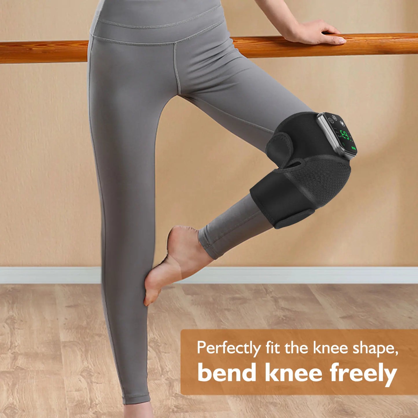 Eletric Knee Heating Massager 3 in 1 Elbow Shoulder Knee Pad Thermal Vibration Support Belt Muscle Relax 3-Speed Heated
