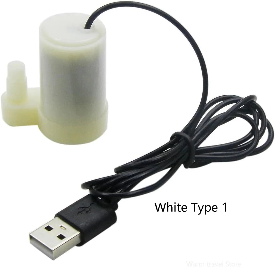 1/2pc DC 3-5V USB Micro Submersible Mini Low Noise Brushless Water Pump for Aquariums Fish Tank Pond Fountain Hydroponics Garden