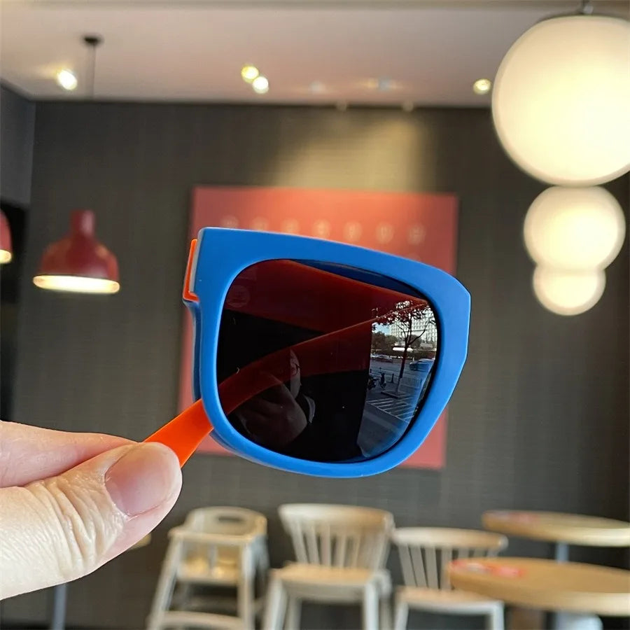 Kids' Foldable Glasses Colorful Candy Shades Perfect for Summer