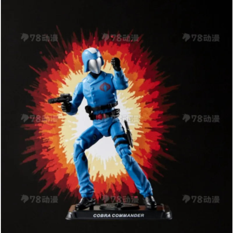 Original Hasbro G.I. Joe Classified Series Retro Collection Cobra Commander Anime Figures Toys Models Collection