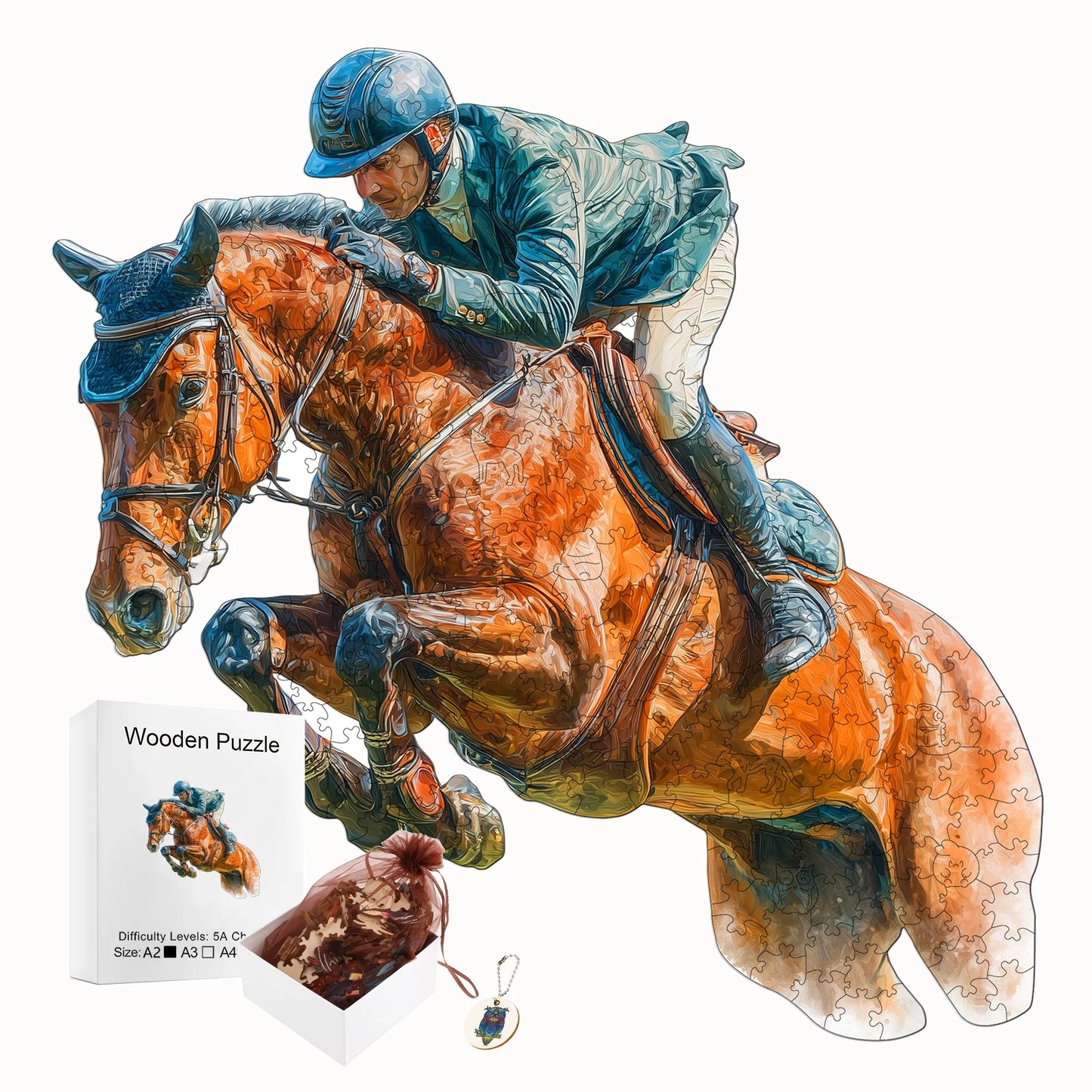 Fantastic World Wooden Jigsaw Puzzle Wooden Home Decor Christmas and Halloween Gift Toy for Teen and Kid