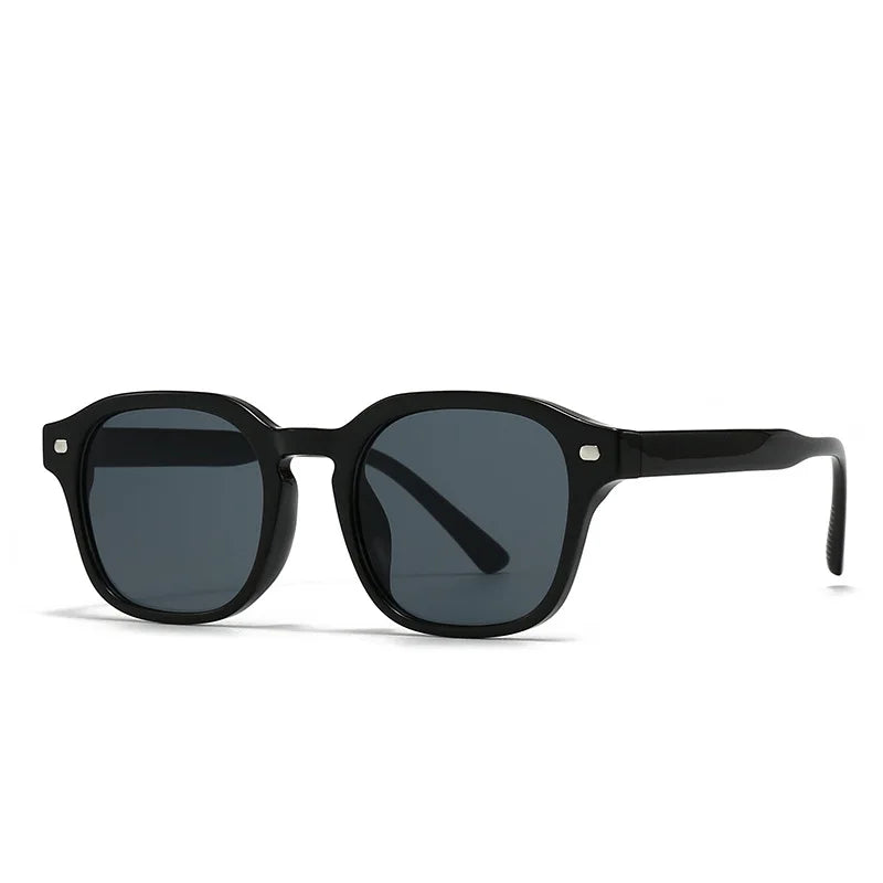 JNPCXI New Square Sunglasses Women Fashion Green Leopard Gradient Shades UV400 Retro Men Sun Glasses