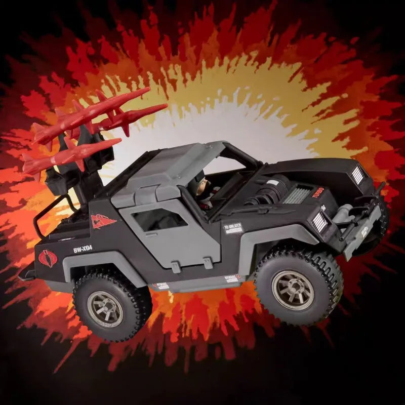 Original Hasbro G.I. Joe Classified Series COBRA NIGHT ATTACK 4-WD STINGER Anime Figure Toy Model Collection