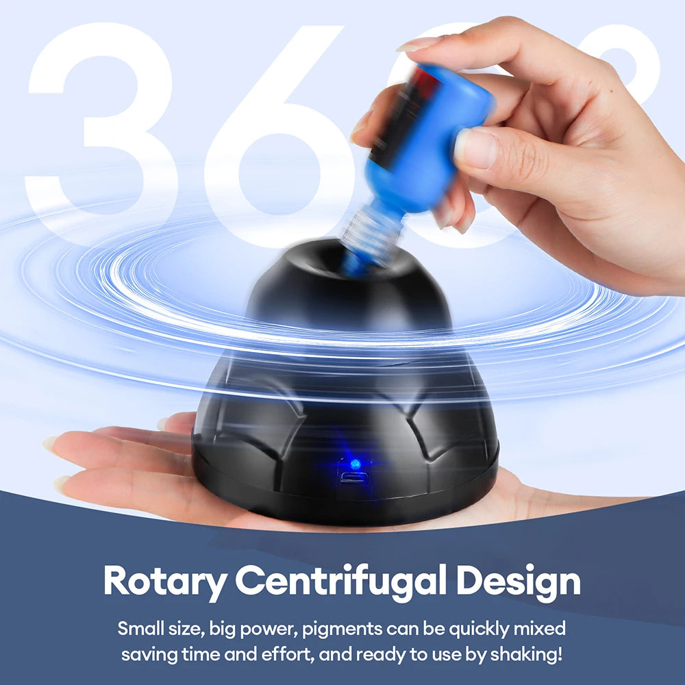 5200RPM High Frequency Vibration Shaking Mixer Liquid Anti-Caking Vortex Mixer Nail Polish Pigment Airbrush Paint Ink Shaker