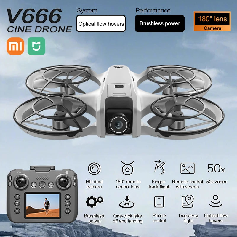 Xiaomi Mijia MINI V666 Drone 4K Pro WIFI 5G Dron Obstacle Avoidance Brushless
