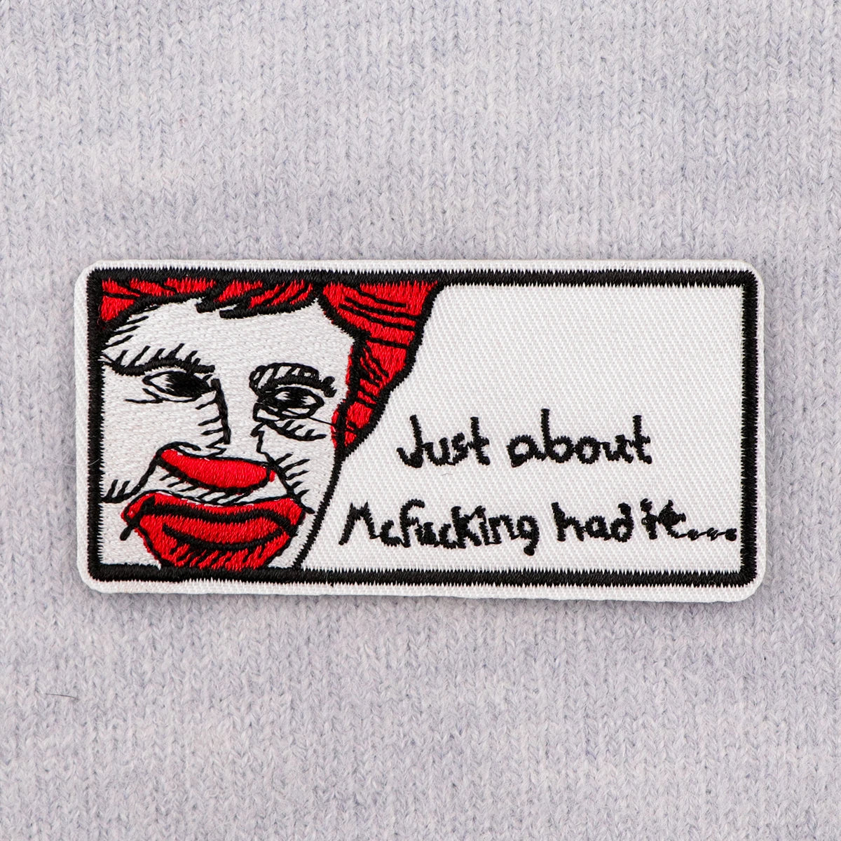 Just about Patches On Clothes Funny Clown Iron on Embroidered Patches For Clothing DIY Stripes Applique Accessory