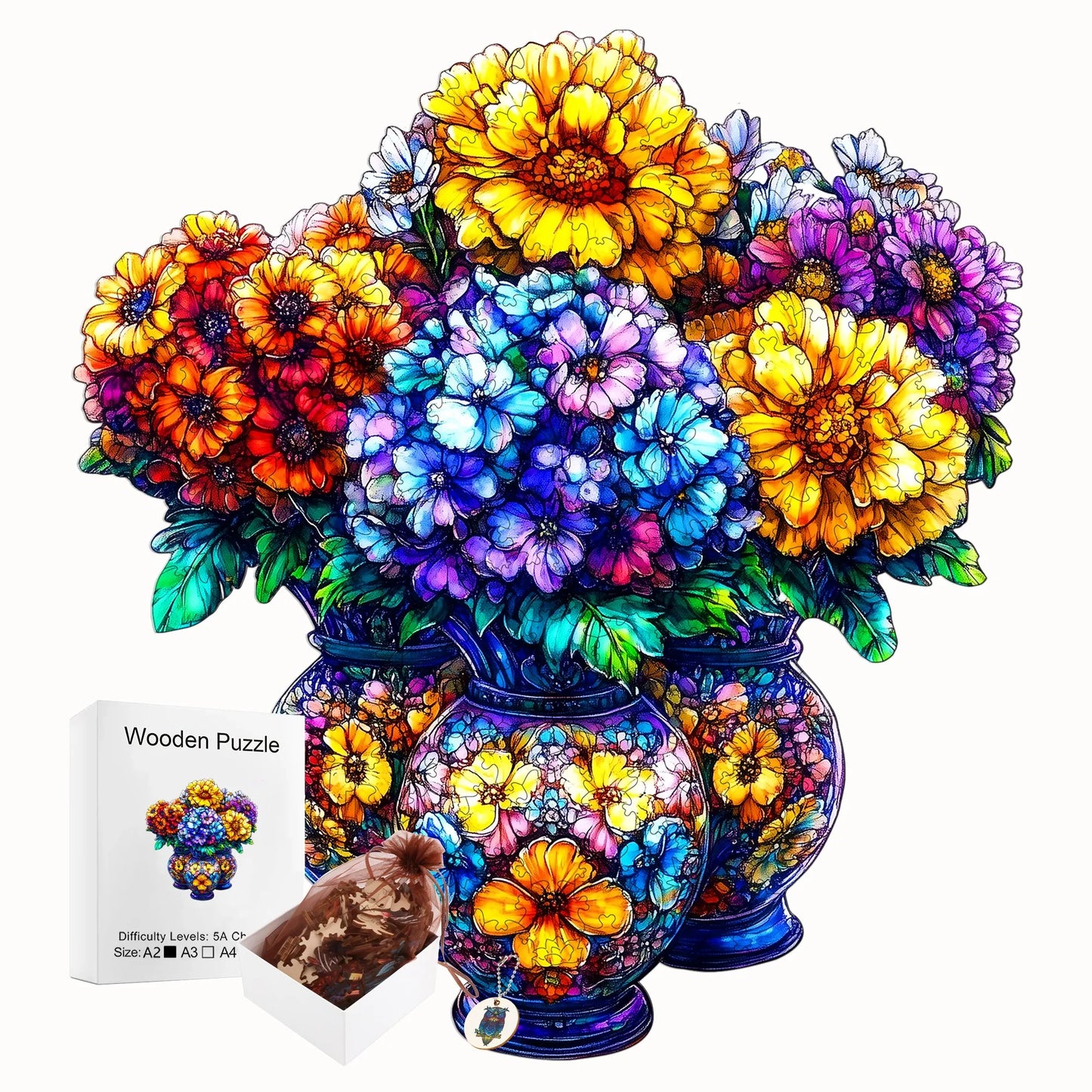 Marvellous Wooden Puzzle Unique Style Wooden Decor Christmas and Halloween Gift Toy for Teen and Kid