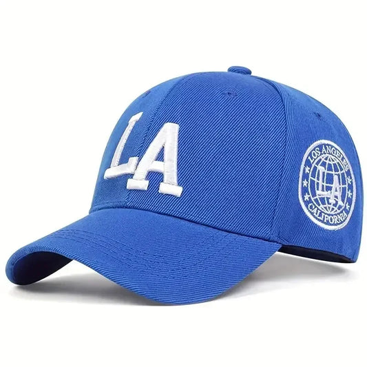 Casual Hats Sunscreen Hat LA Letter Embroidery Snapback, Baseball Adjustable Caps