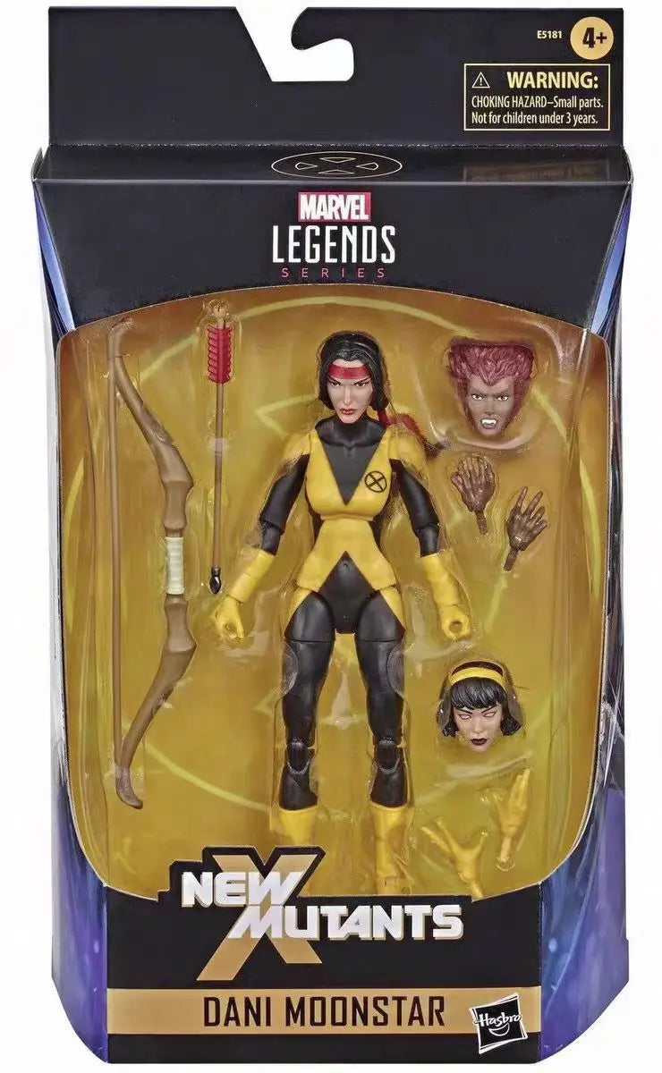 Original Hasbro Marvel Legends Series NEW MUTANTS DANI MOONSTAR Anime Figure Toy Model Collection