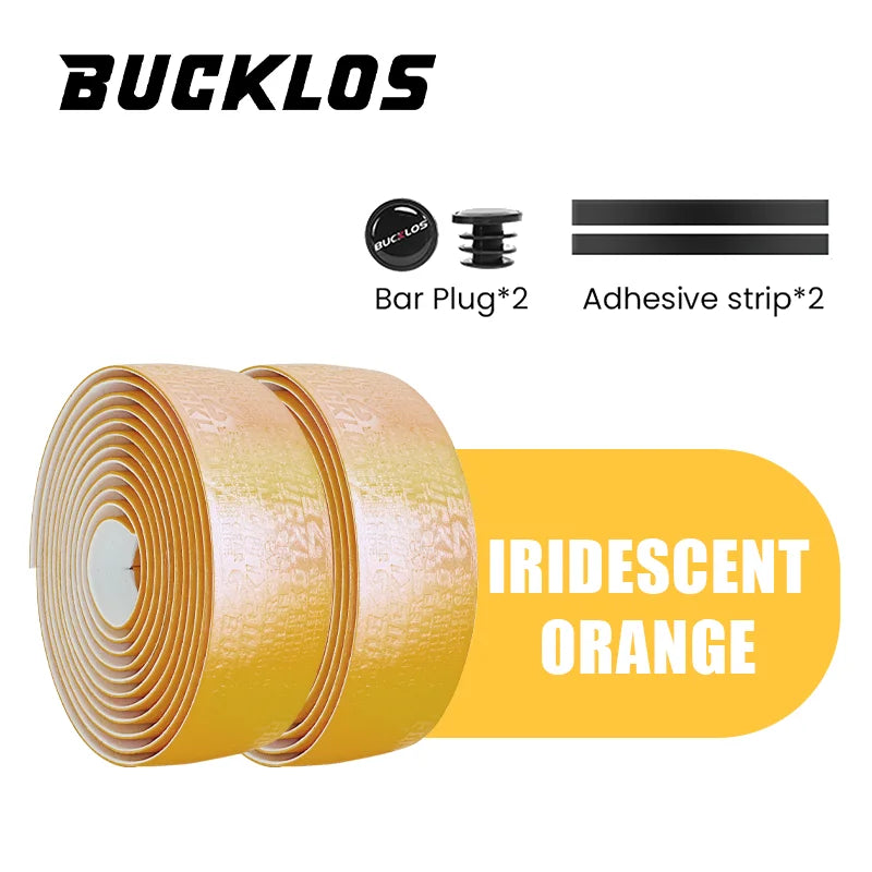 BUCKLOS  Ultralight Bicycle Handlebar Tape Anti-slip PU Wear-resistant Road Bike Bar Wrap Belts Soft EVA Cycling Handle Tapes