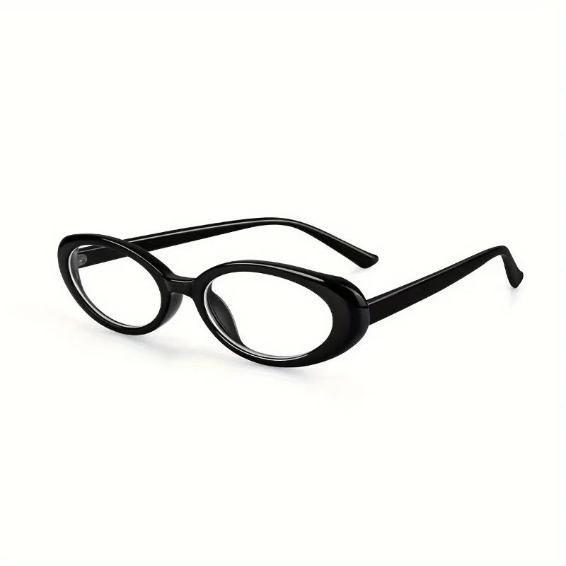 Stylish Women's Retro Oval Glasses, Anti-Blue Light, Ultra-Light Comfortable Frame