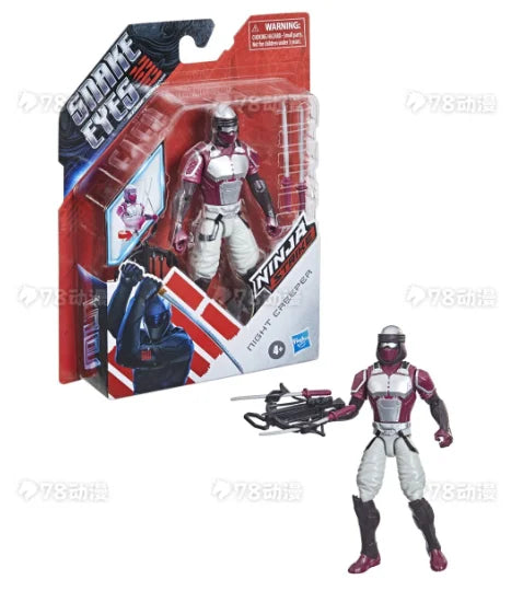 Original Hasbro G.I. Joe Snake Eyes: G.I. Joe Origins Night Creeper Anime Figures Toys Models Collection
