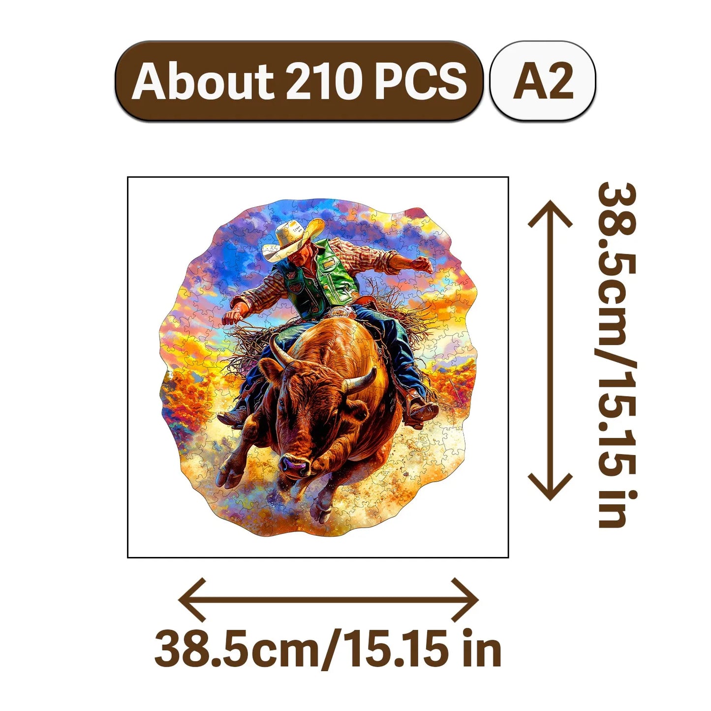 Nowadays Retro Art Style Wooden Jigsaw Puzzle Wood Home Decor Painting Christmas and Halloween Gift Toy for Teen and Kid