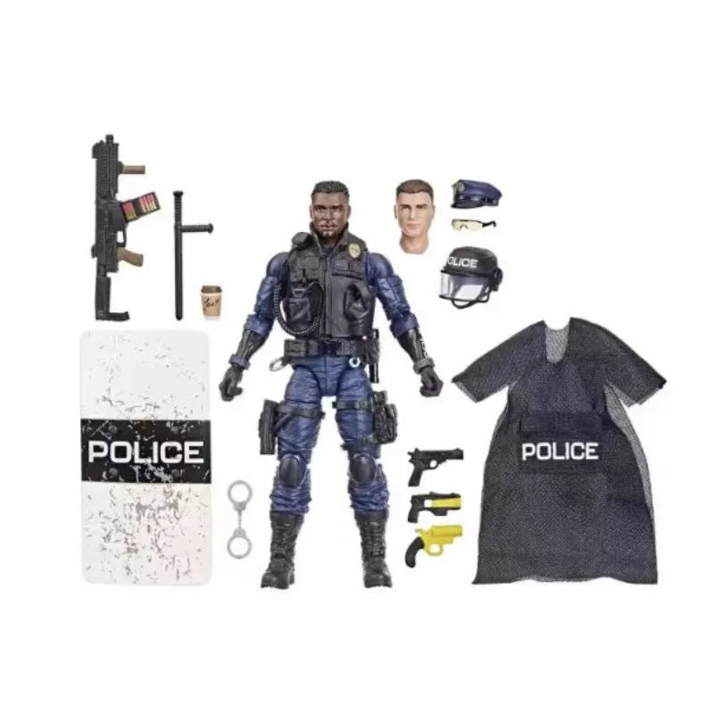 Original Hasbro G.I. Joe Classified Series POLICE EMERGENCY SERVICE UNIT [ESU] Anime Figure Toy Model Collection