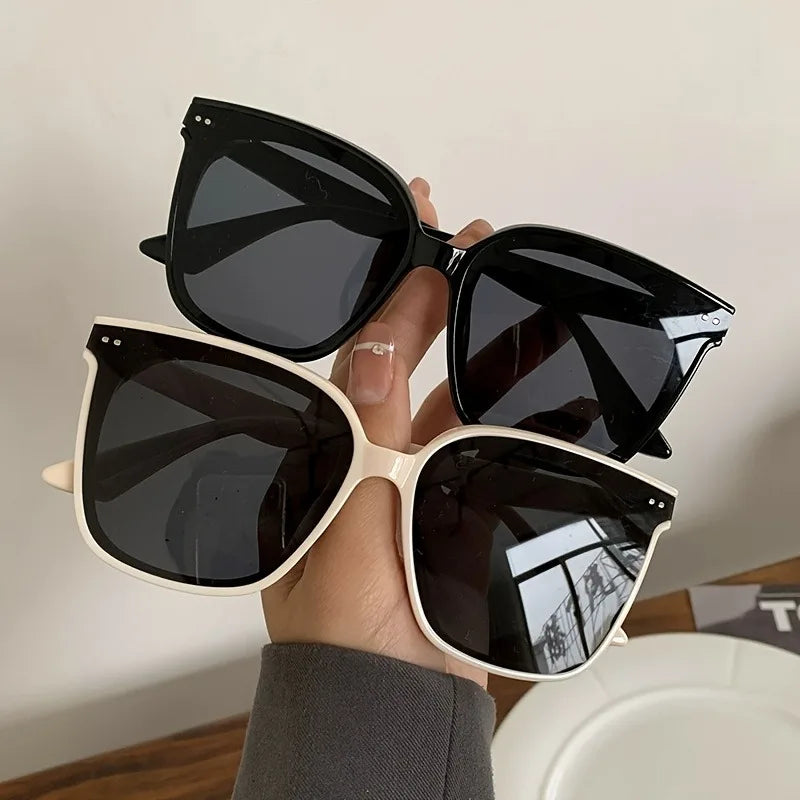 Women's Oversized Retro Hong Kong Style Fashion Glasses  Decorative Fashion Accessories for Daily Special Occasions