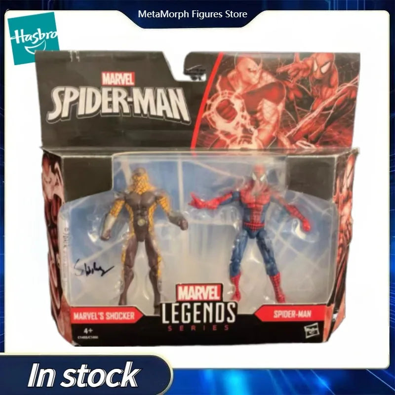 Original Hasbro Marvel Legends Series SPIDER-MAN No Way Home MARVEL'S SHOCKER & SPIDER-MAN Anime Figure Toy Collection Gift