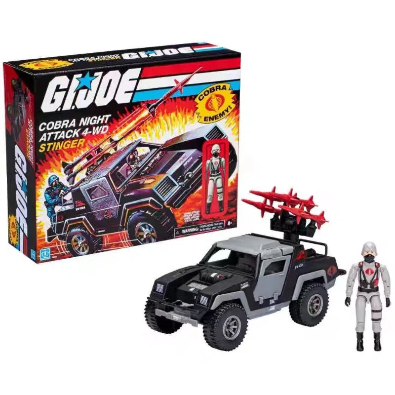 Original Hasbro G.I. Joe Classified Series COBRA NIGHT ATTACK 4-WD STINGER Anime Figure Toy Model Collection