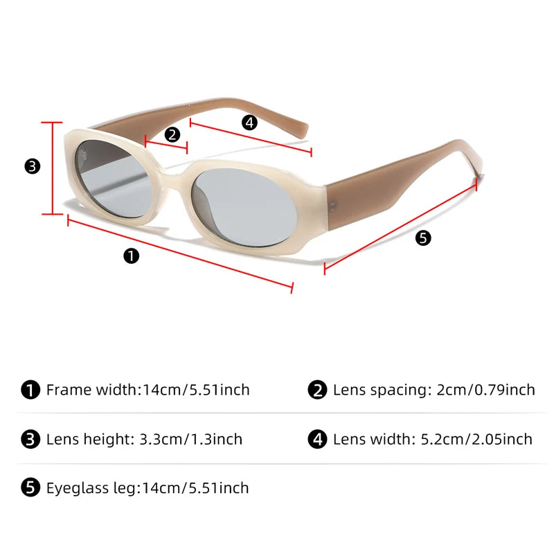 JNPCXI New Small Rectangle Sunglasses Women Champagne Shades UV400 Fashion Men Punk Sun Glasses