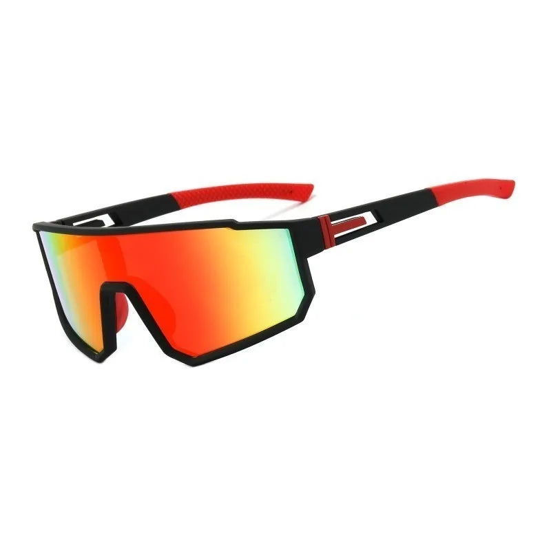 Cycling Sunglasses Unisex UV400 Cycling Shades Fit for Running Hiking Windproof Eyeswear Outdoor Glasses