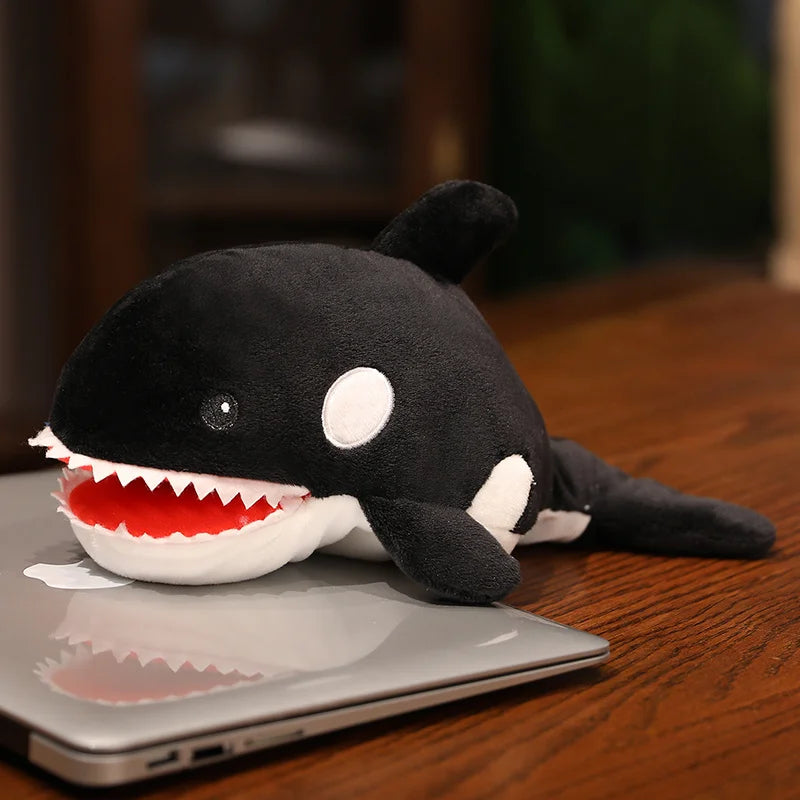 Crocodile Shark Killer Whale Plush Hand Puppets Lifelike Tropical Fish Penguin Octopus Hand Puppets For Kids Adults Muppets