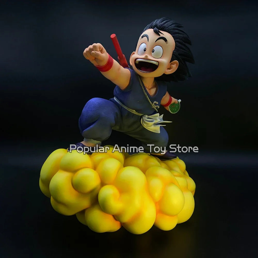 7.87in/20cm Anime Dragon Ball Figures Son Goku Somersault cloud PVC Statue Model