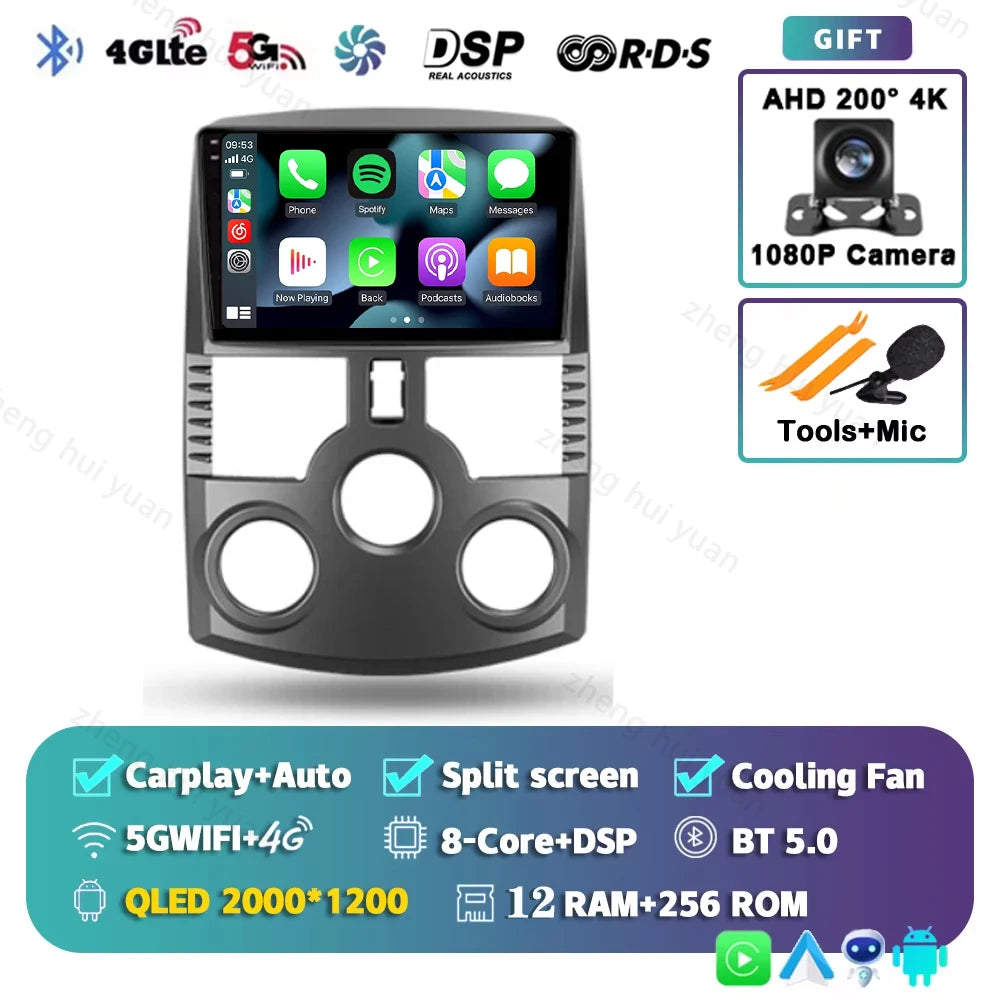 Android 15 For Toyota Rush J200 1 2006 - 2018 2K QLED Android Car Radio Multimedia Video Player GPS stereo CarPlay Head Unit 4G