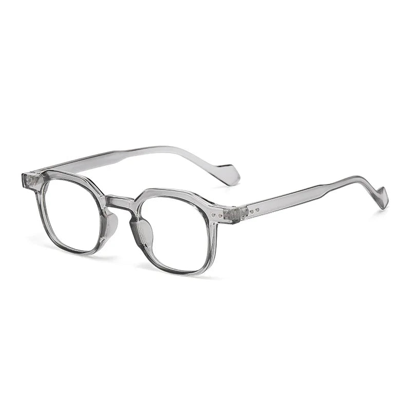 JNPCXI New Retro Small Square Men Glasses Frame Fashion Punk Eyewear Clear Anti-Blu-Ray Women Optical Frame Computer