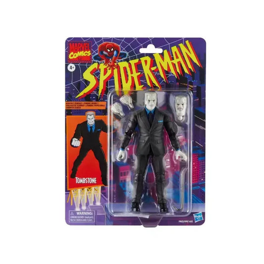 Original Hasbro Marvel Legends Series Retro Spider-Man TOMBSTONE Action Toy Figure