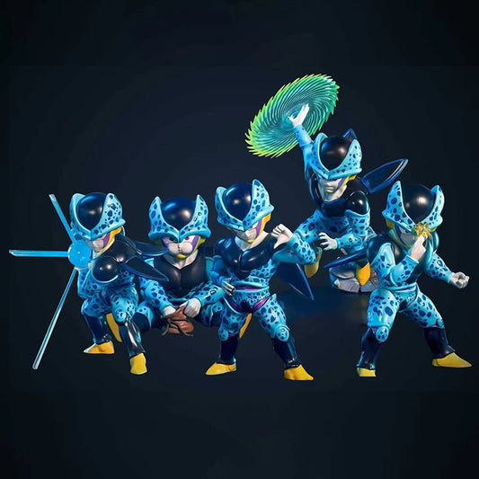 Anime Dragon Ball Z Cell Junior Figure Mini Cell Action Figures Pvc Statue Collection Model Toys Gifts