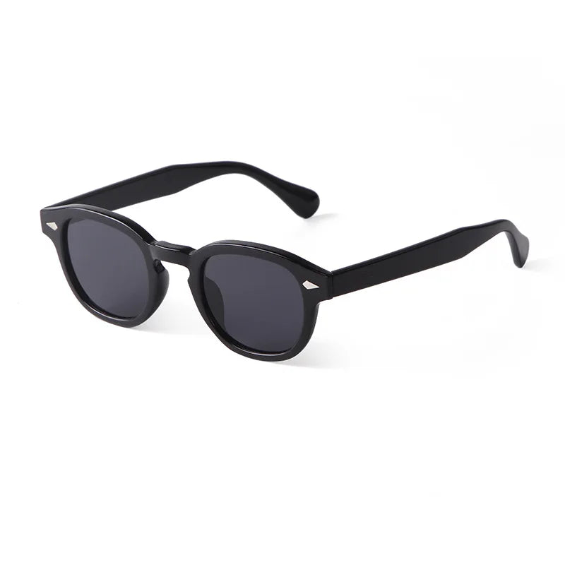 JNPCXI Fashion Gradient Blue Round Sunglasses for Women Men Vintage Tortoise Square Sun Glasses Lunettes De Soleil