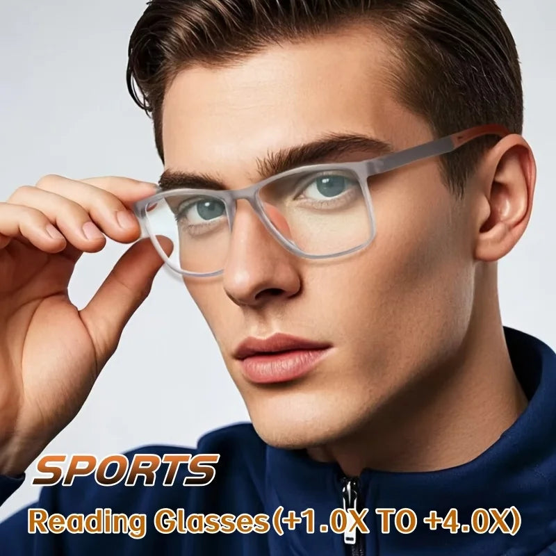 3PACK Men's Fashionable Casual Sports Style Presbyopia Glasses Suitable for Daily Reading+1.0X TO+4.0X