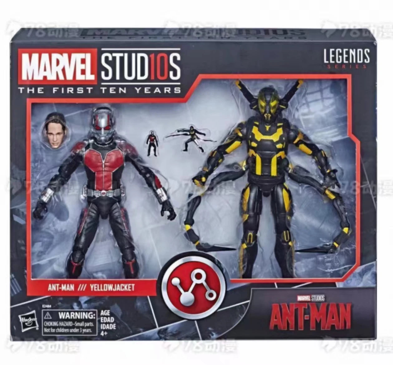 Original Hasbro Marvel Legends Series THE FIRST TEN YEARS Ant-Man and YELLOW JACKET Action Toy Figure Collection