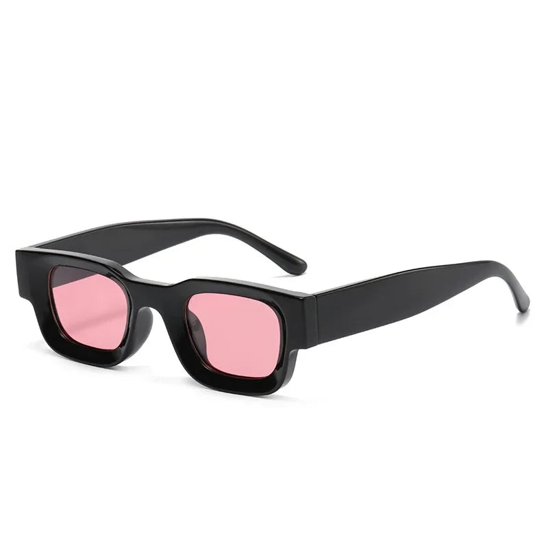 JNPCXI Polarized Ins Popular Fashion Small Square Sunglasses Women Retro Punk Shades Men Trending Sun Glasses UV400