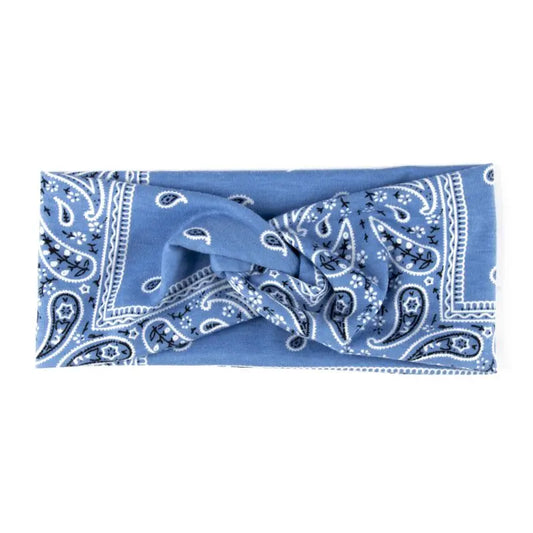 The Paisley Cashew flowers hair bands Pilates Elastic Yoga Headband fitness Running Cycling Sweatband Turban Makeup Hair Hoop Makeup