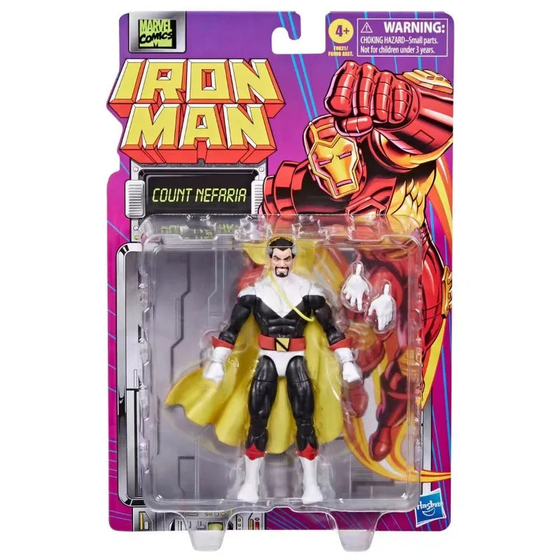 Original Hasbro Marvel Legends Series IRON MAN COUNT NEFARIA  Action Toy Figure Collection Model