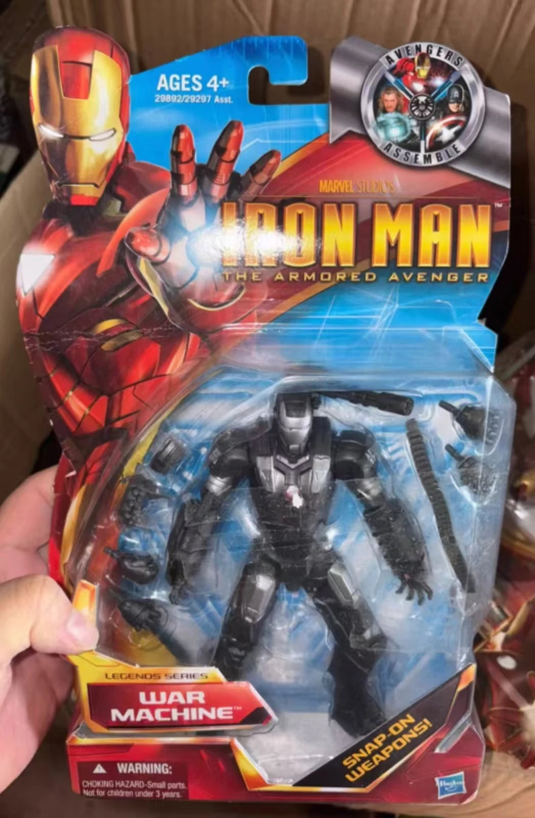 Original Hasbro Marvel IRON MAN THE ARMORED AVENGER WAR MACHINE Anime Figure Collection Toy Model